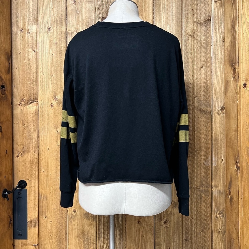 The Rolling Stones Large Long Sleeve Cropped Tshirt Casual Cotton Blend - Picture 5 of 7